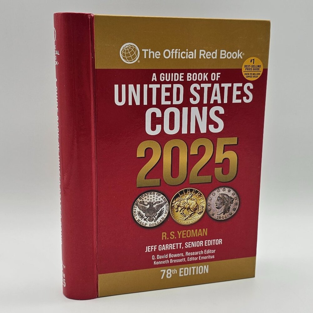 Official Red Book Guide of United States Coins 2025 78th Edition Spiral Bound